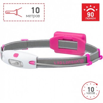 Налобный фонарь LED LENSER NEO Розовый Налобный фонарь LED LENSER NEO Розовый